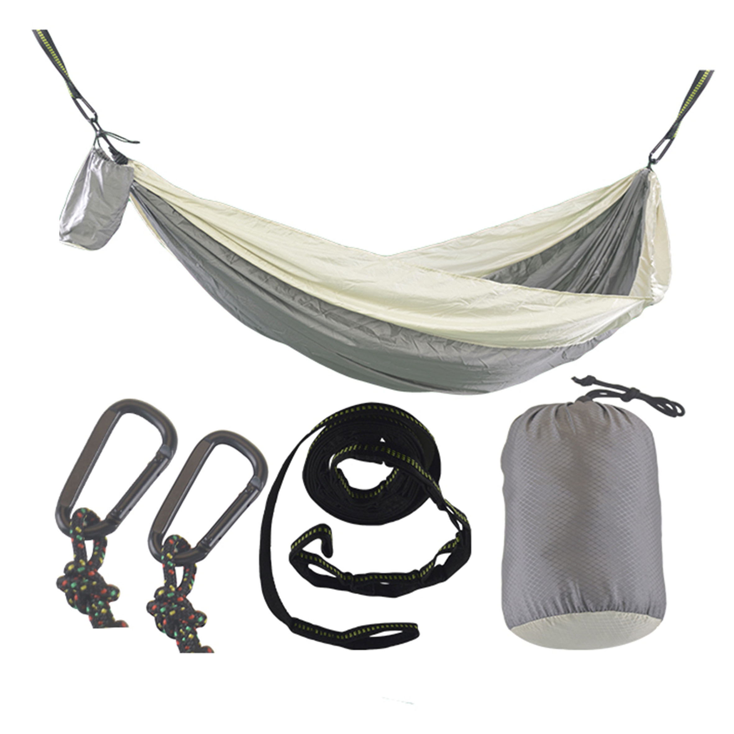 Hammock with stand Folding Camping Double Hammock Stand,Outdoor Swing Bed Double Hammock Chair With Storage Carry Bag/