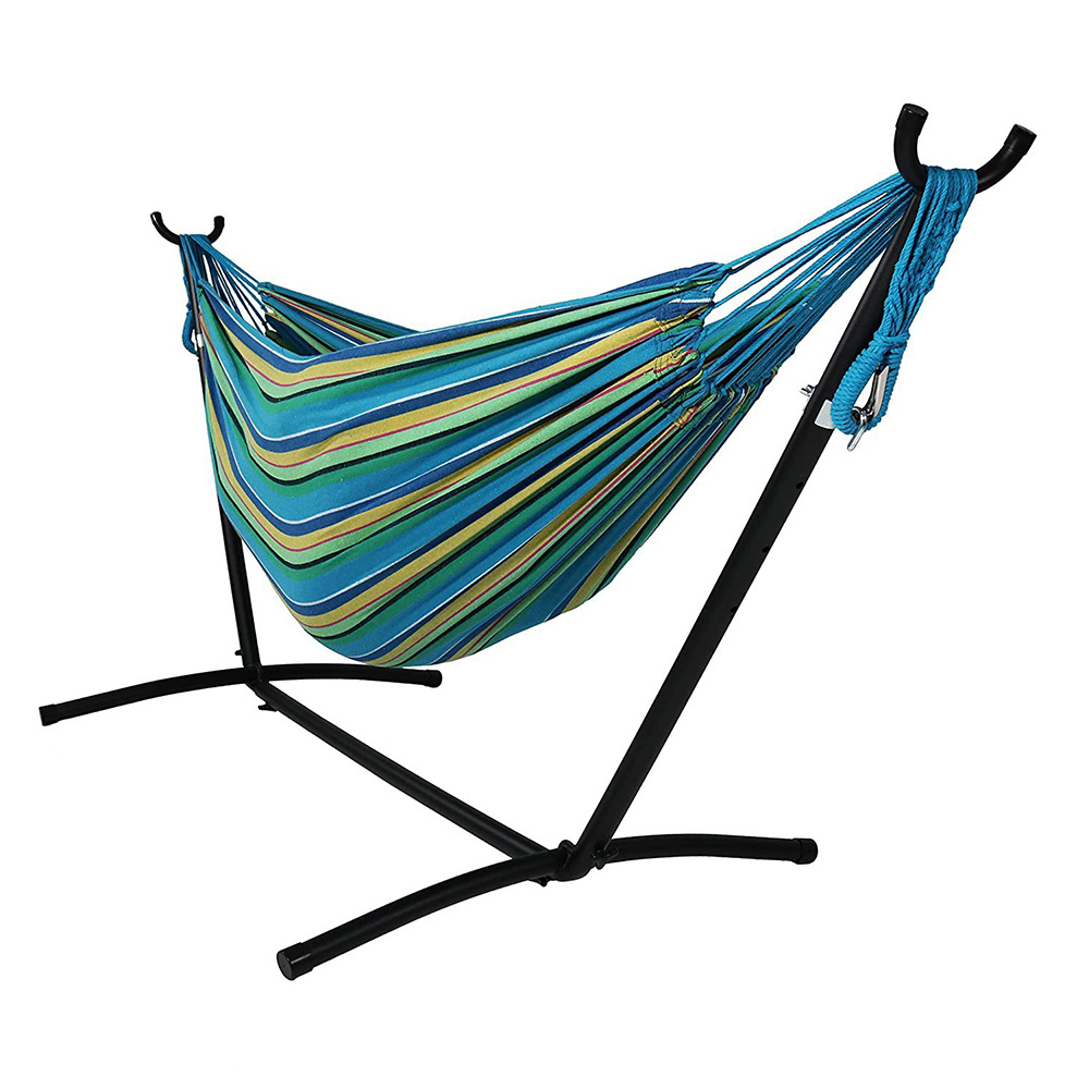 Hammock Garden Furniture Space Saving Steel Stand Hammock,Camping Folding Frame Travel Portable Hammock/