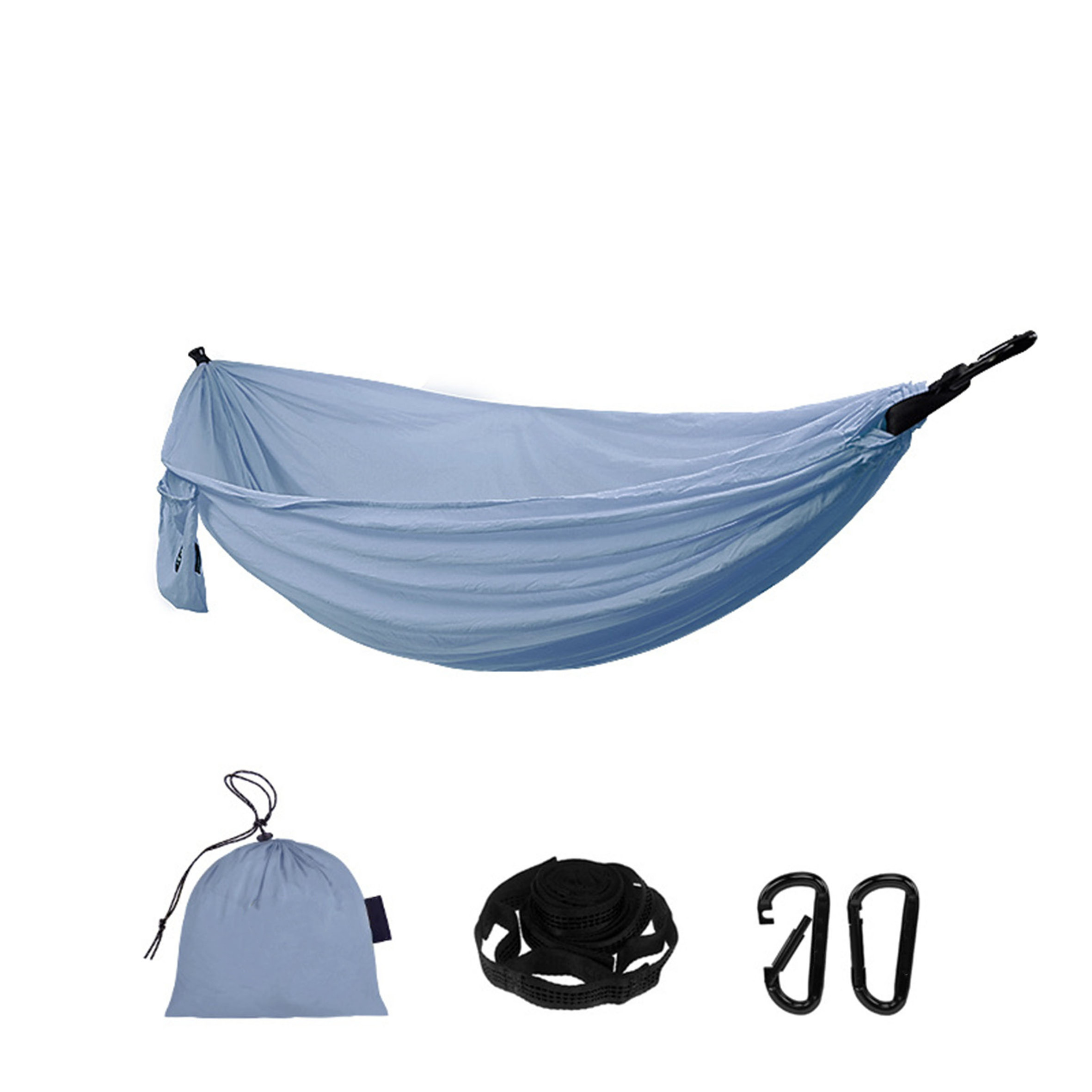 Single Ultralight Folding Swing Portable Hammock Parachute Nylon,Camping Hammock Folding Outdoors Hammocks/