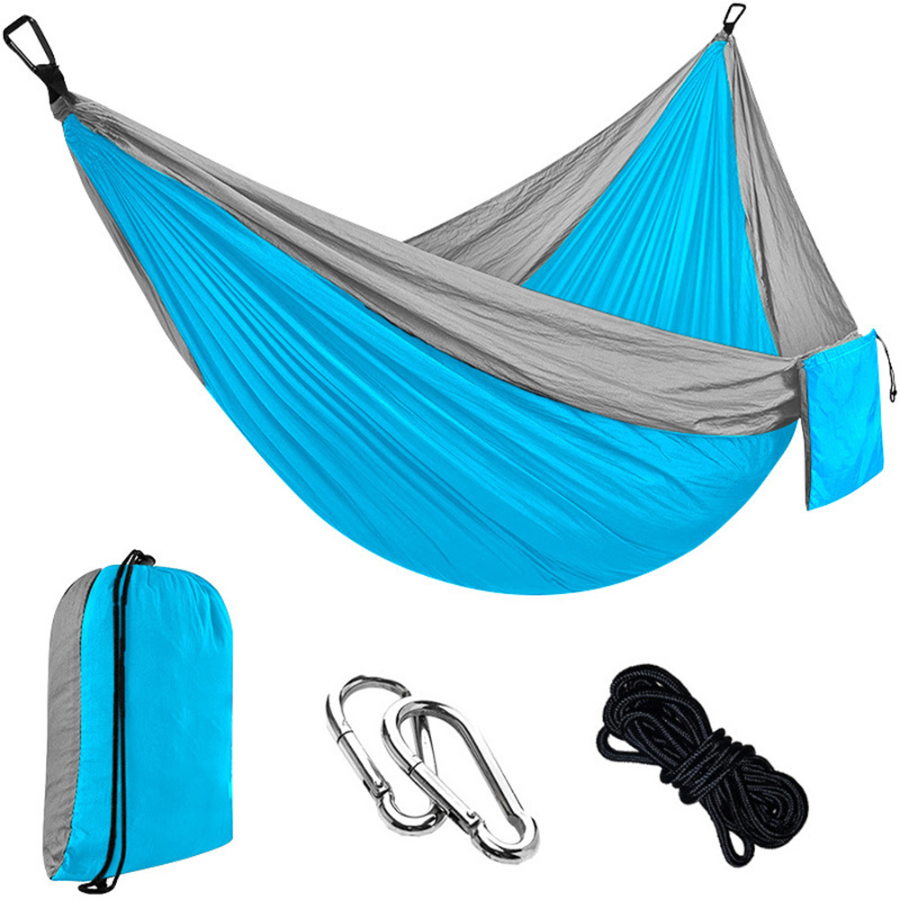 Cotton Hammock Bed Folding Double Hanging Nylon Wholesale,Swing Portable Outdoor Camping Beach Garden Hammocks with stand hamac/