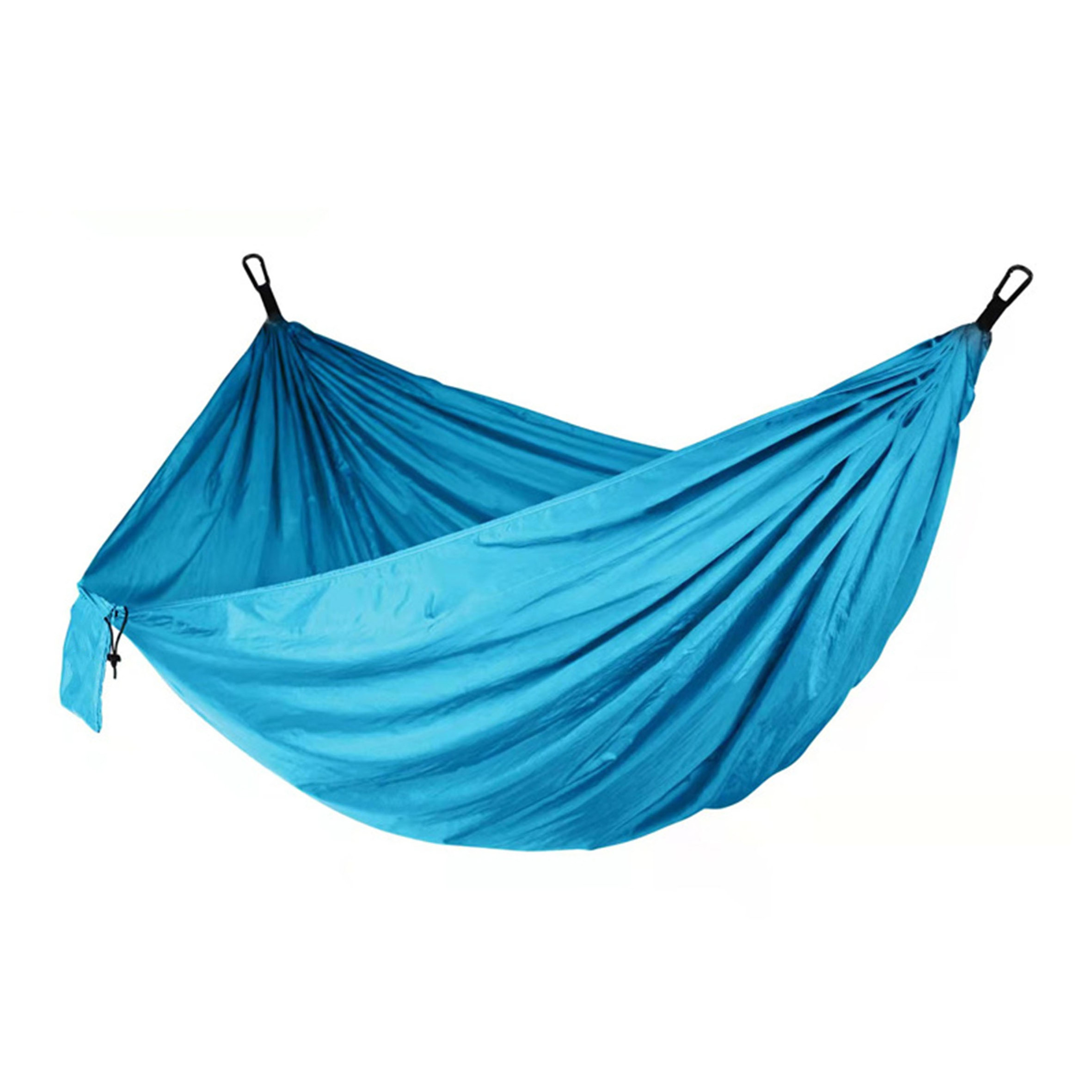 Brazilian Style Double Cotton Hammock with 9FT Space,Saving Steel Stand Includes Portable Carrying Bag and Head Pillow/