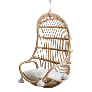 Outdoor Foldable Foldable Patio Swing Hanging Chairs with,Stand Rattan Hanging Round Swing Egg Chairs/