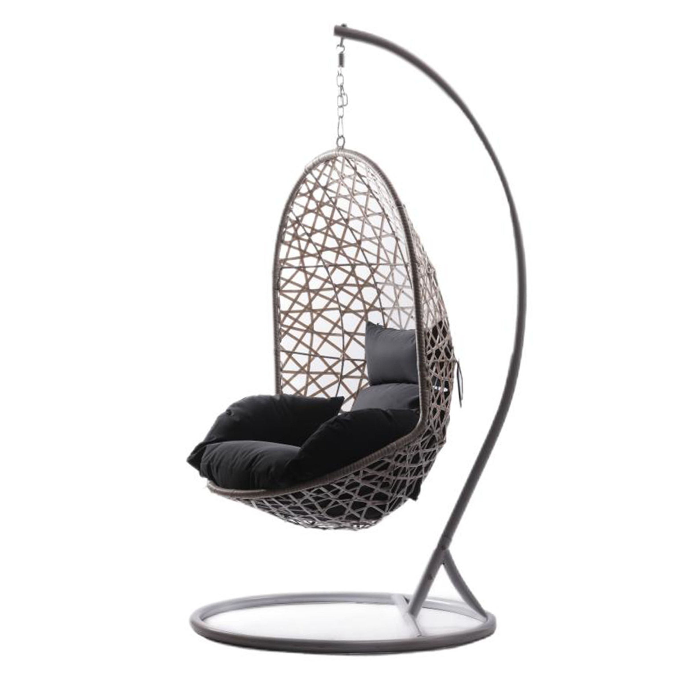 indoor outdoor acrylic modern hanging,swing chair bamboo patio rattan wicker egg swing clear chair/