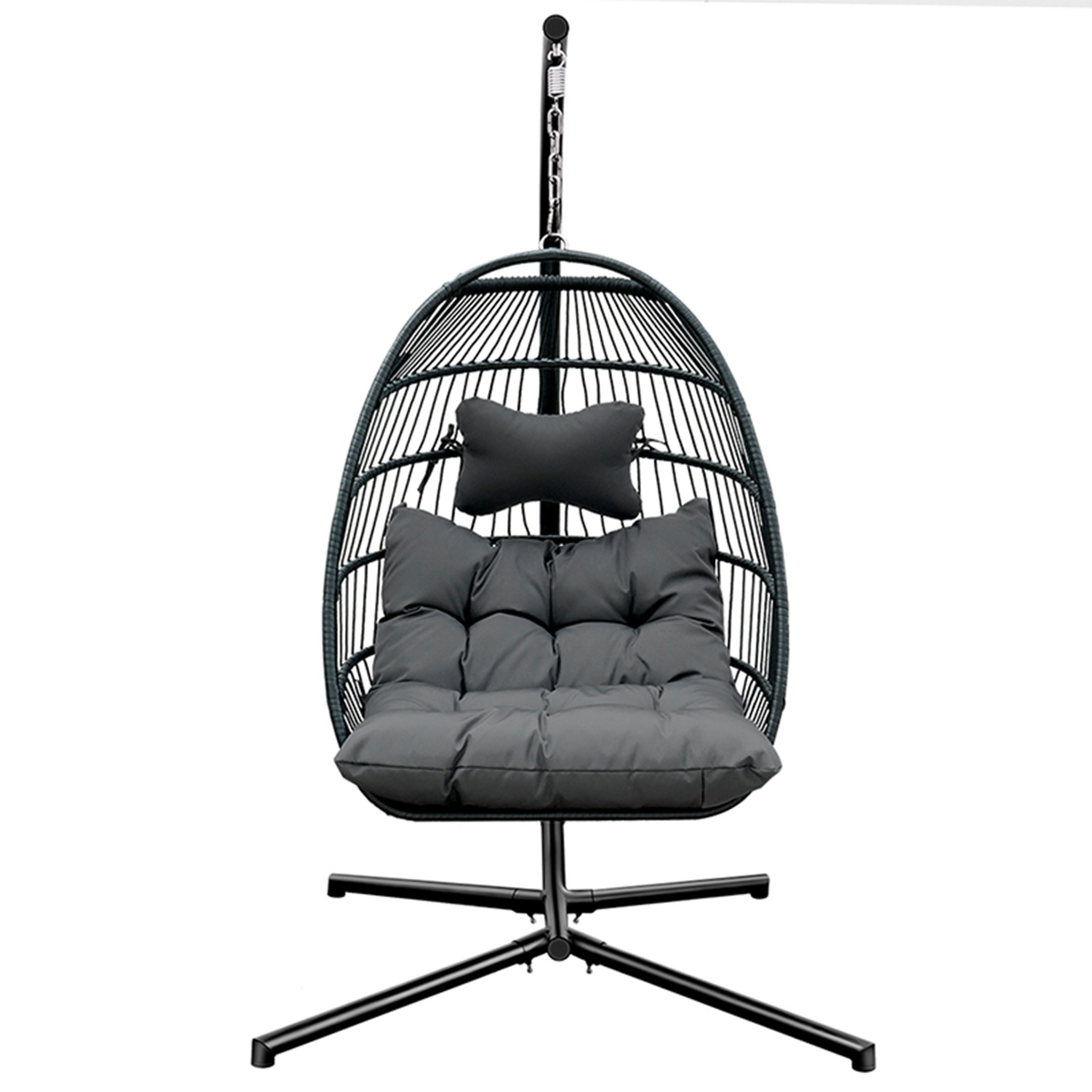 Hanging Chair With Stand Egg Chair With Stand Hanging,Chair Outdoor Also For Indoor Garden Balcony Office Floor Hotel/