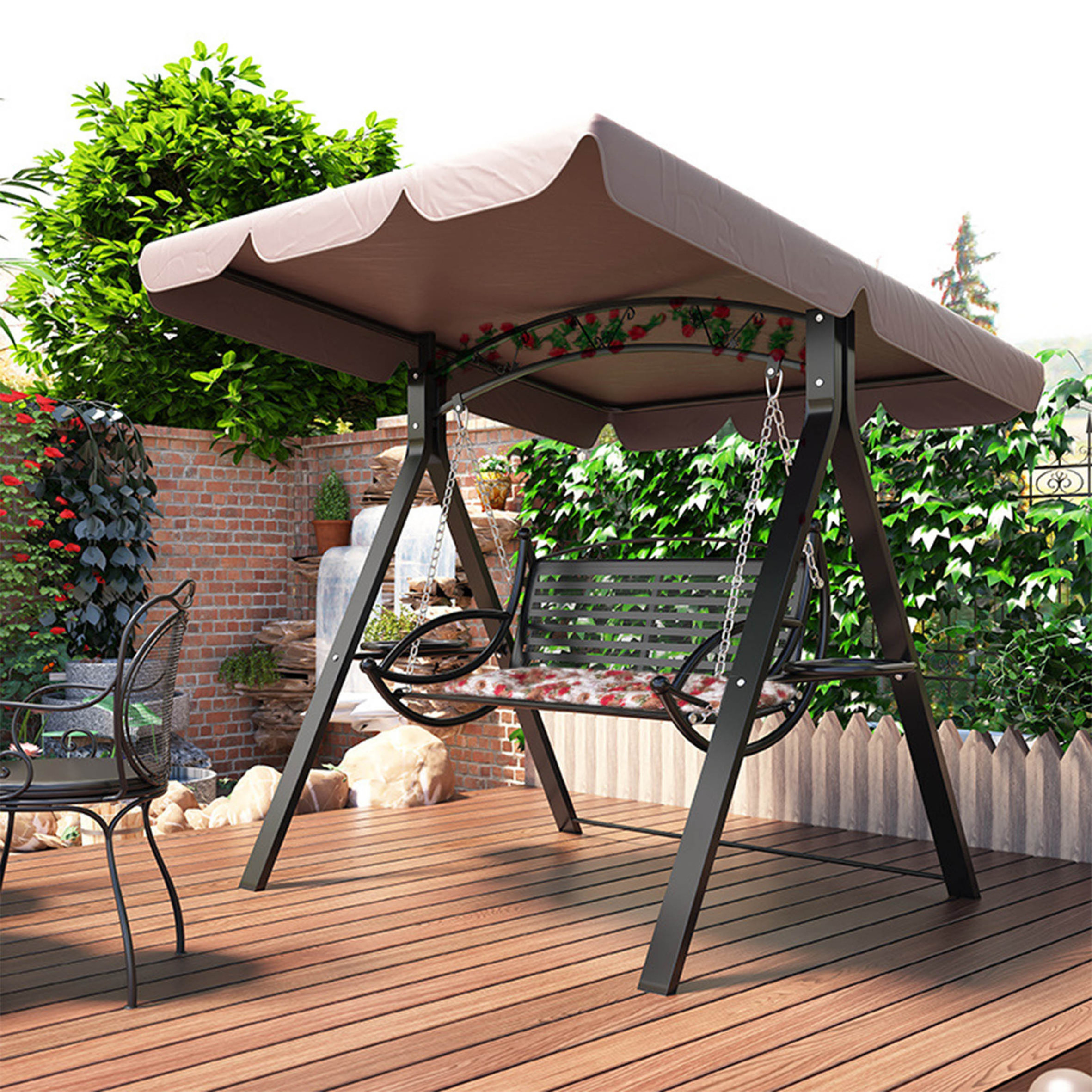 Outdoor furniture garden modern portable foldable patio hanging rattan,egg swing chair with stand/