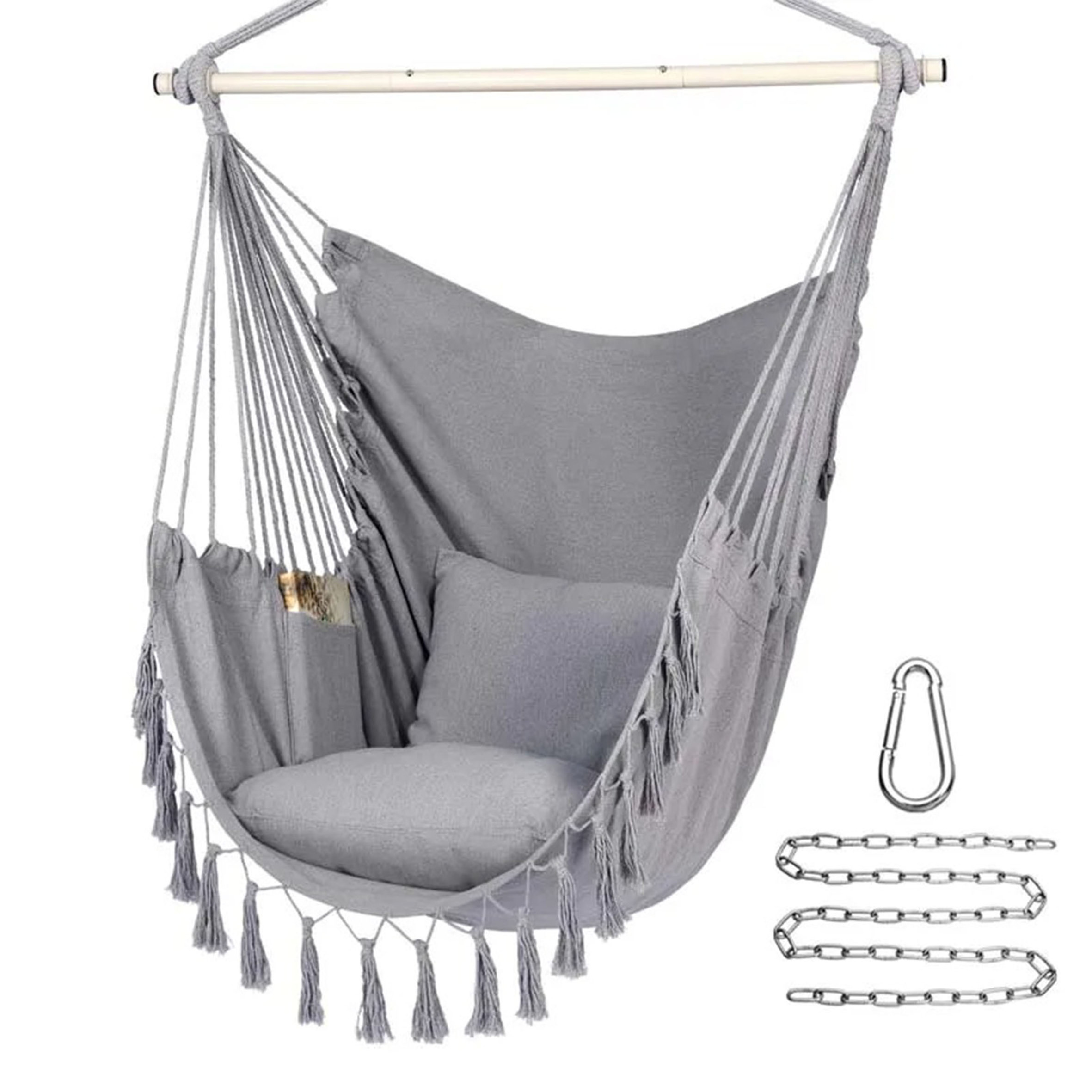 3 Seater Outdoor Ajustable Canopy Swing,chair Garden Swing Patio Loveseat Bench For Deck Balcony Courtyard/