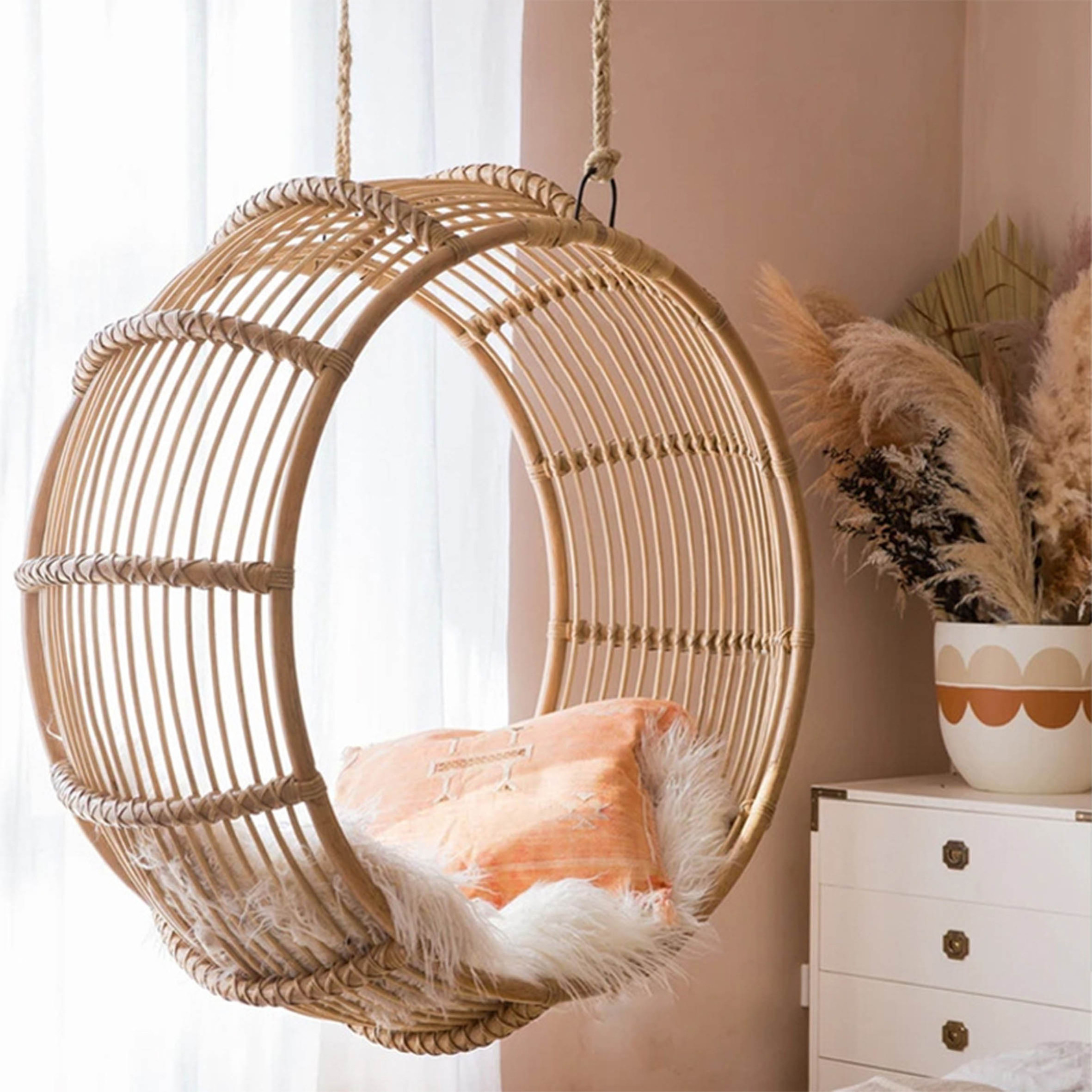 Modern And Elegant Hammock Basket Frame Hanging Outdoor Swing,Rattan Hammock Chair on The Block/