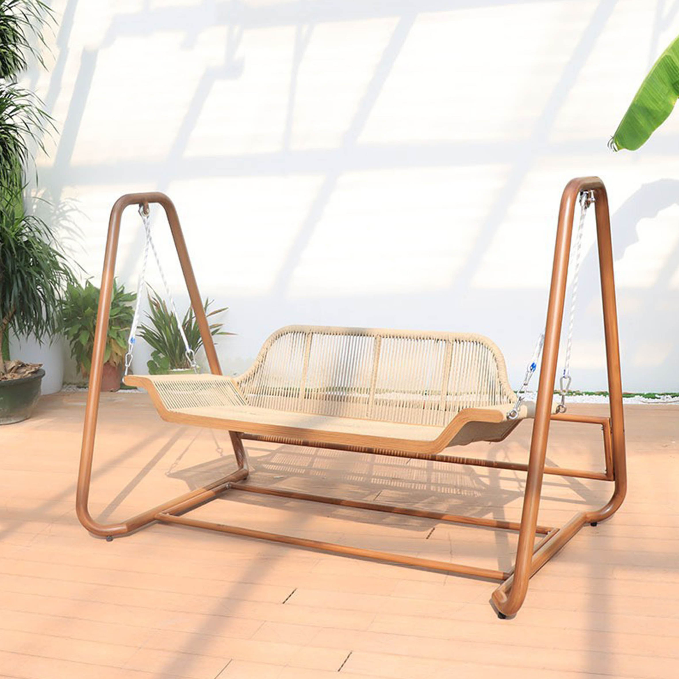 Modern And Elegant Hammock Basket Frame Hanging Outdoor Swing,Rattan Hammock Chair on The Block/