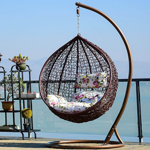 High Quality Hanging Chairs Outdoor Furniture Patio Swings Single,Out Door Garden Egg Swing Chair/