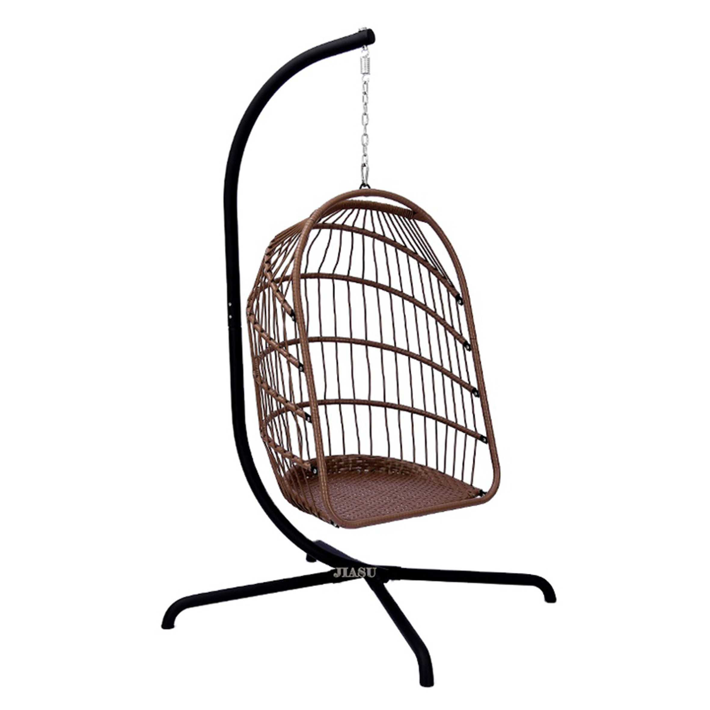 Modern Rattan Bird Nest Balcony,Adult Cheap Indoor Metal Wicker Cocoon Hanging Swing Egg Chair/