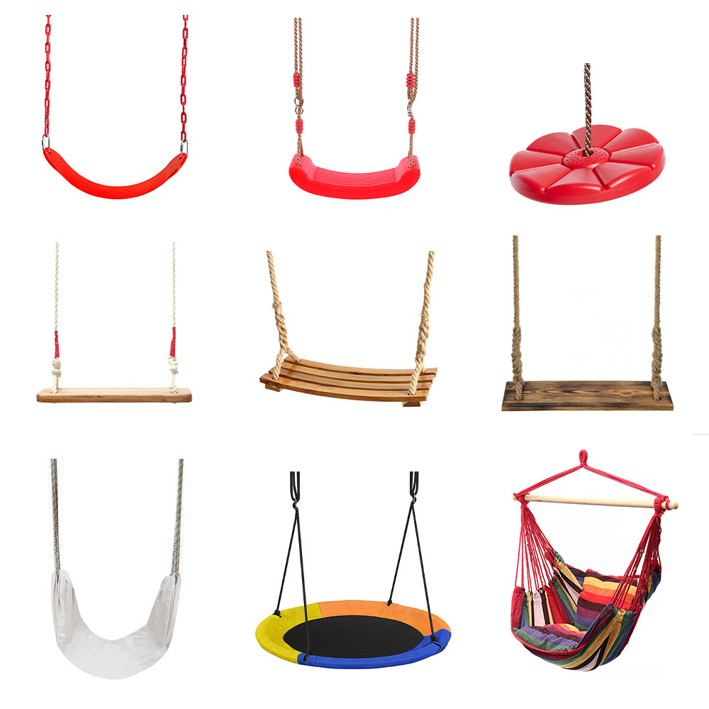 Hot selling outdoor indoor Baby Plastic Deluxe Infant Toddler Children Swing,seat plastic toddler swing for wooden frame/