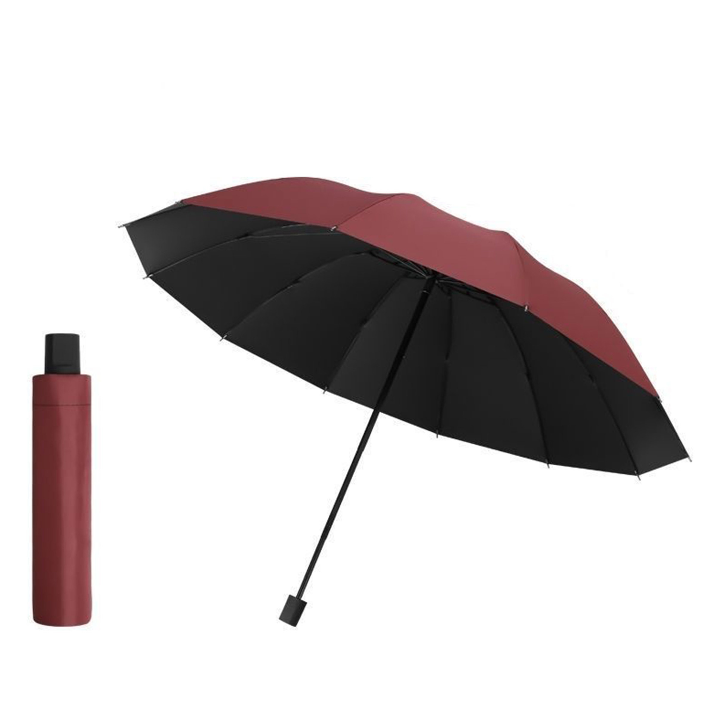 Factory Wholesale classic automatic Umbrella Windproof,3 Fold Umbrellas Tiny Portable Folding Rain Foldable Umbrellas/