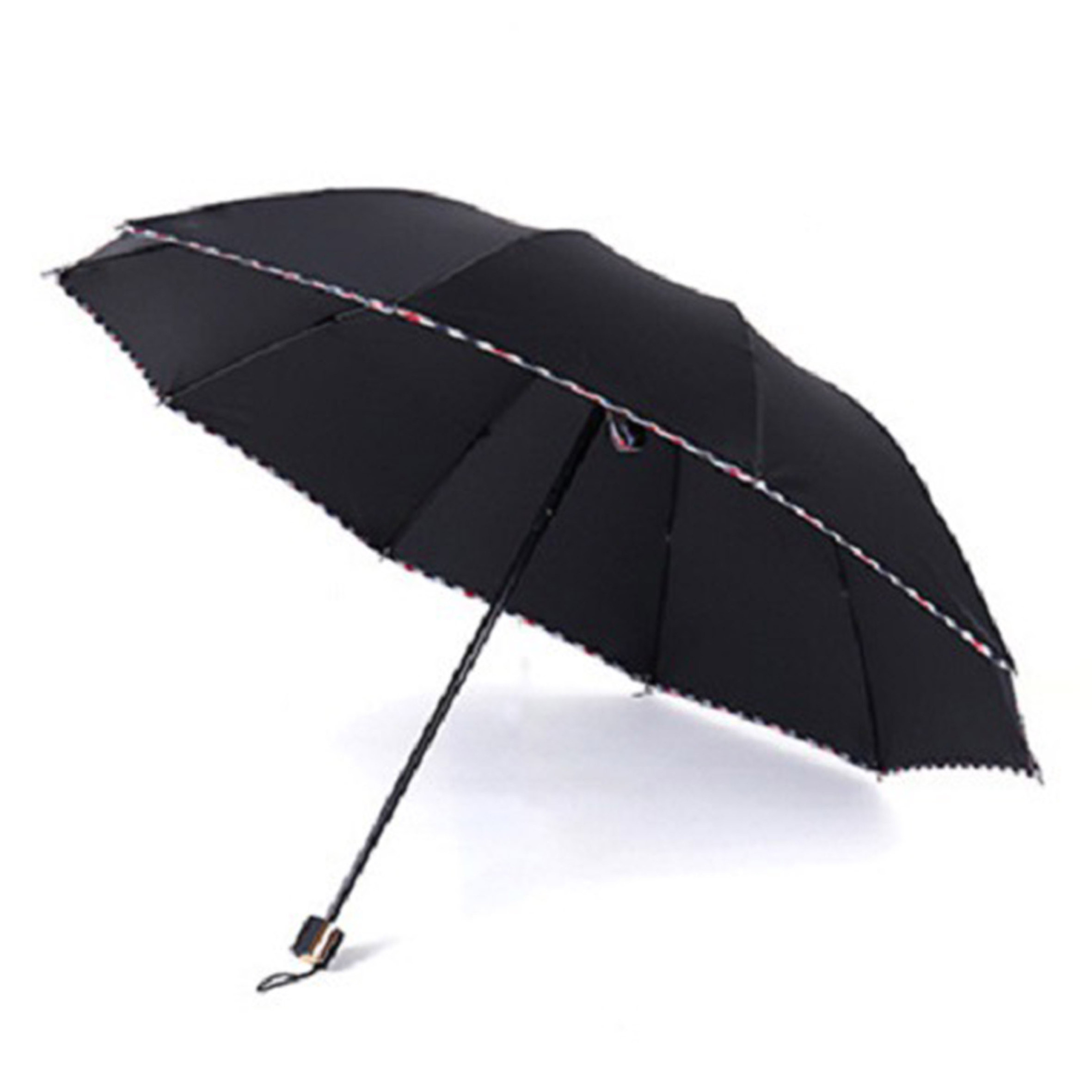 logo China umbrella manufacturer 21 inches,3 folding the umbrella auto red digital printed wearable umbrella/