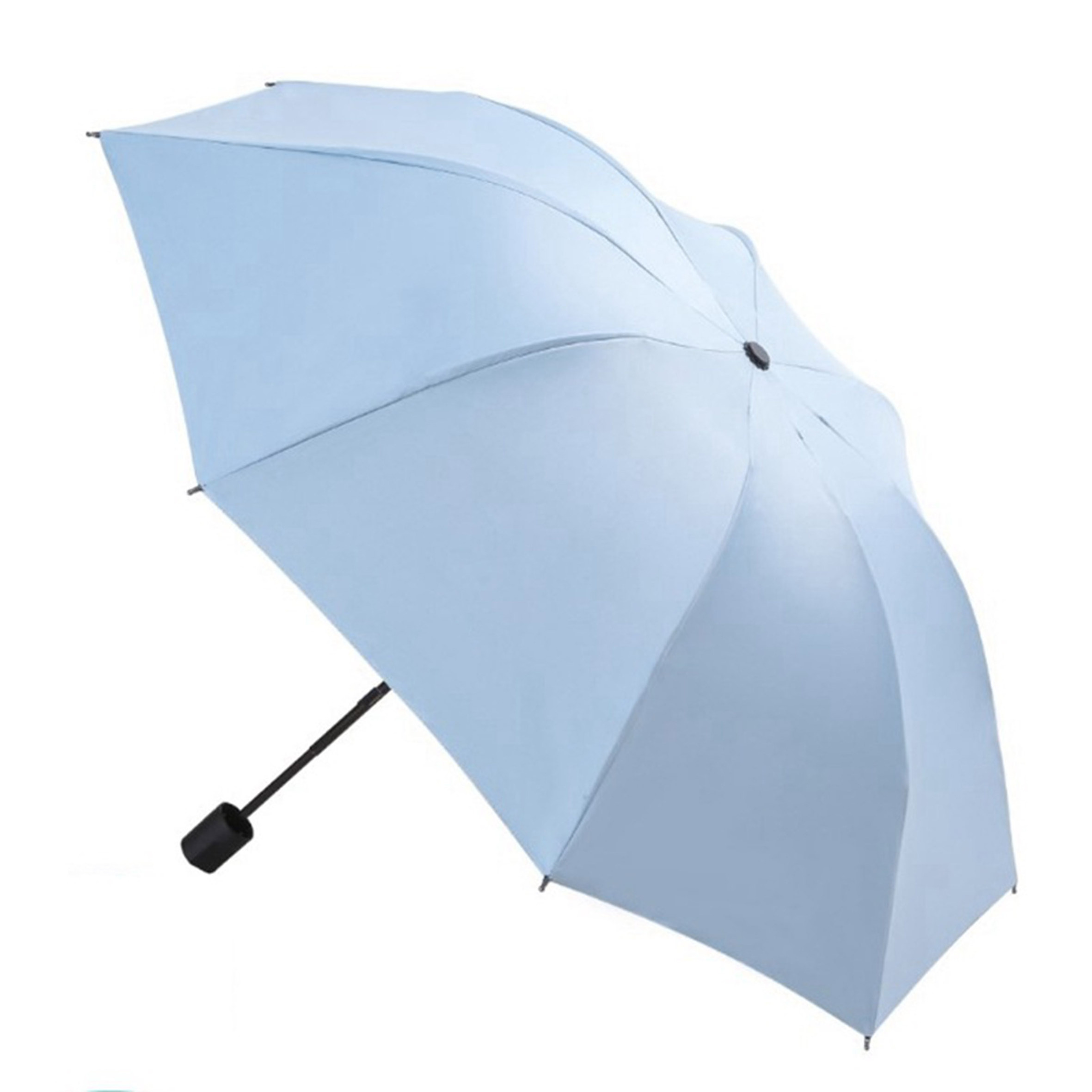 Compact Windproof Anti Rain Sun Auto,Open Close Automatic 3 Folding Umbrella/