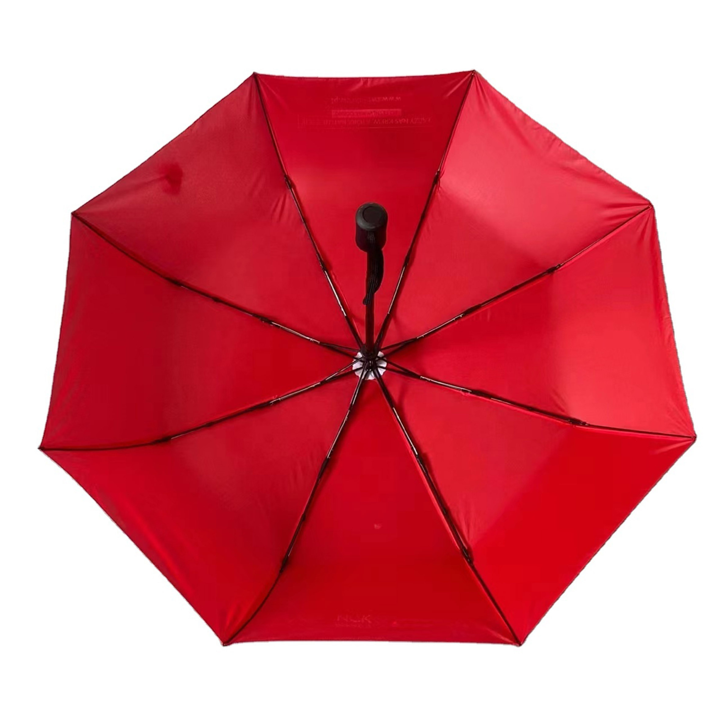 Three-fold eight-bone automatic folding vinyl umbrella,mens business advertising gift umbrella/