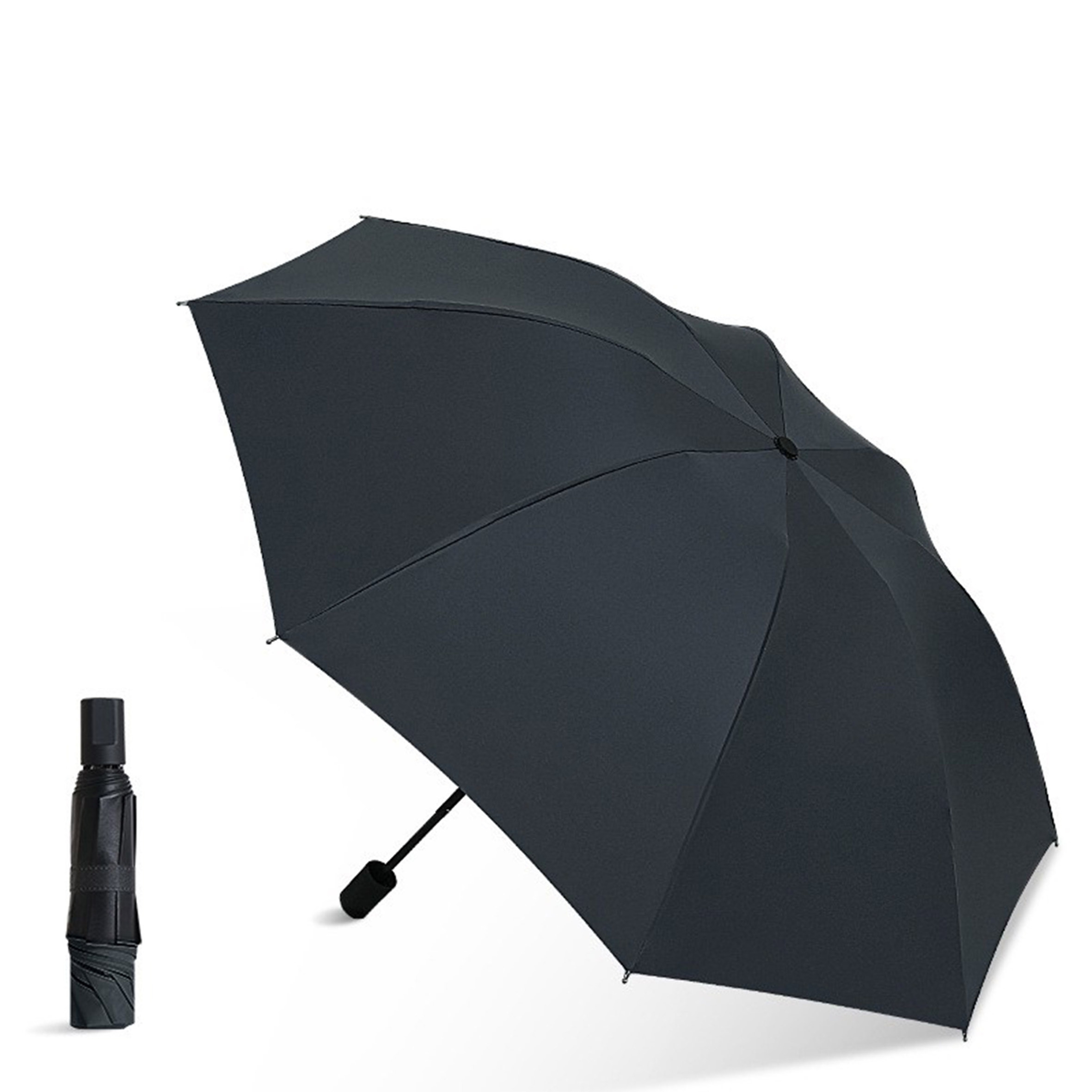 Three-fold eight-bone automatic folding vinyl umbrella,mens business advertising gift umbrella/