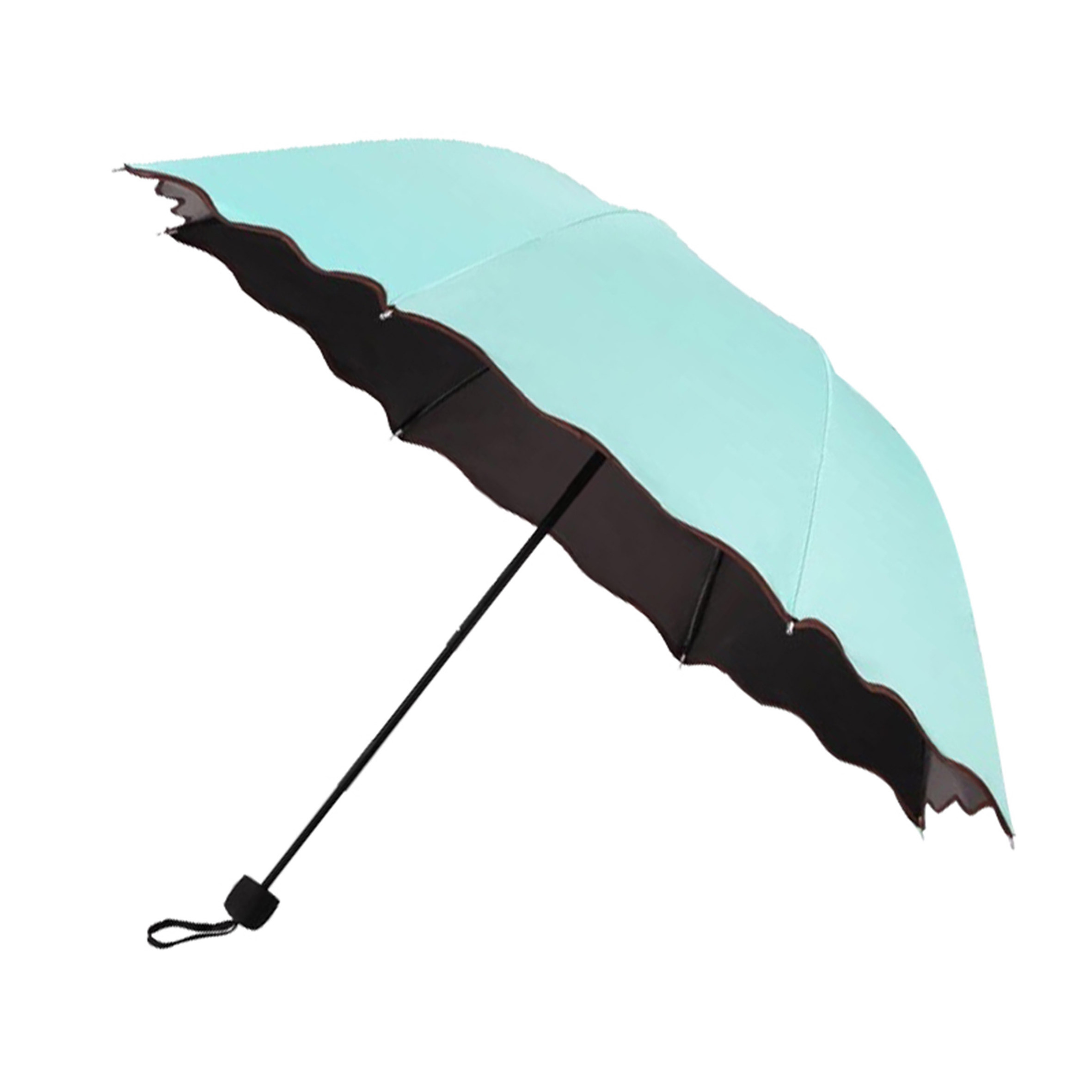 Cheap 3 Fold Checker Umbrellas For,The Rain Promotional Custom Foldable Manual Rain Umbrella/