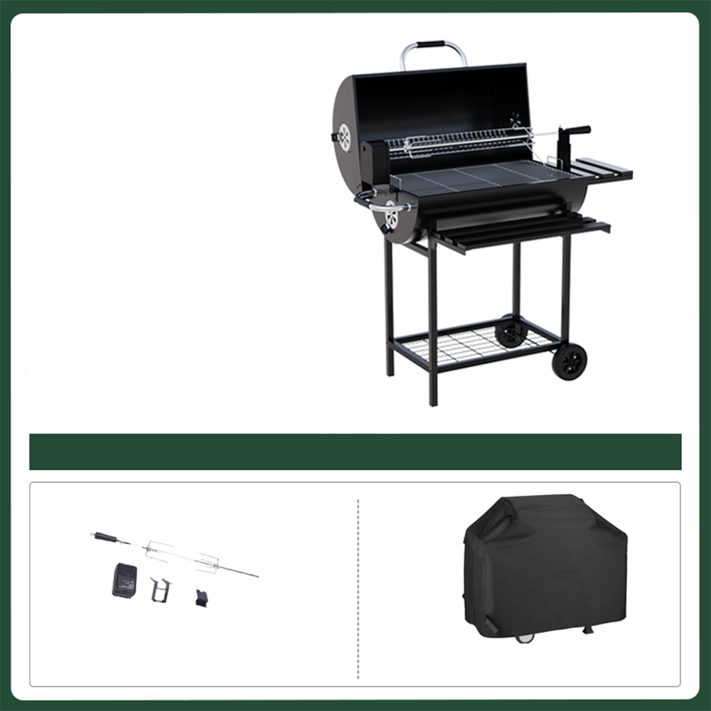 Charcoal Bbq Rotisserie Hot Sell Brazilian Grill Food Grade,Stainless Steel Charcoal Lump Grill Spit Mechanism Not Coated/