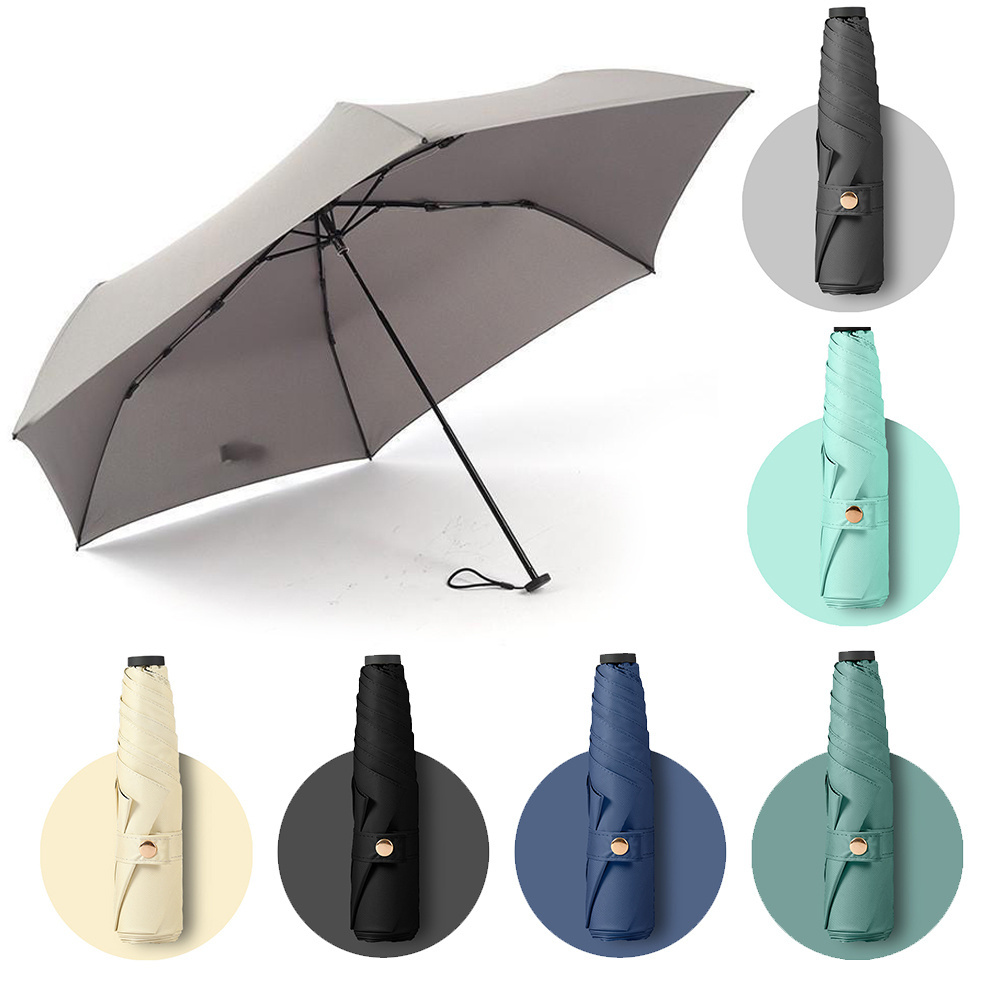 21inch8k 190T pongee fabric,mini foldable umbrella Thin pencil umbrella/