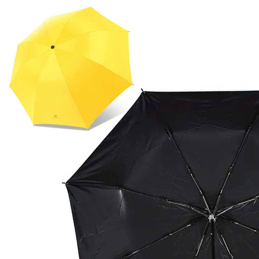 21inch8k 190T pongee fabric,mini foldable umbrella Thin pencil umbrella/