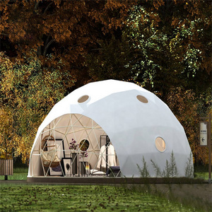 Patio Paradise Awaits Weatherproof 12 FT Dome Pod Camping Tent,Ideal for Backyard Canopy Gazebos Screen Houses and More/