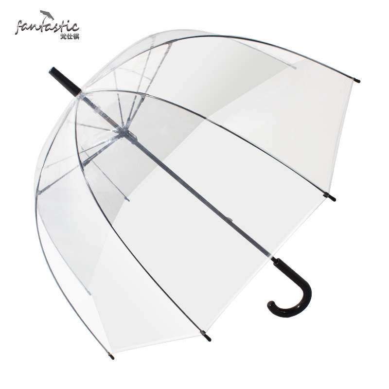 Best selling foldable high quality monogrammed clear umbrella transparent umbrella led bubble umbrella