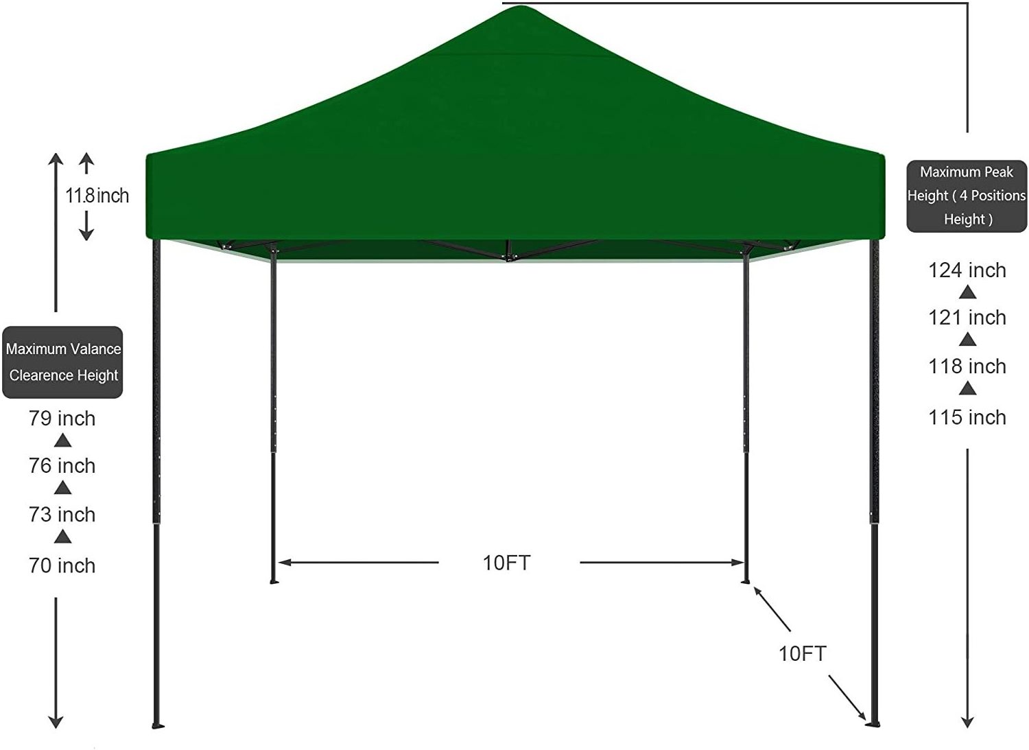 10 x 10 Foot Canopy Pop-Up Tents Exhibitions, Customizable Advertising Pavilions Trade Show Tents With Logos//