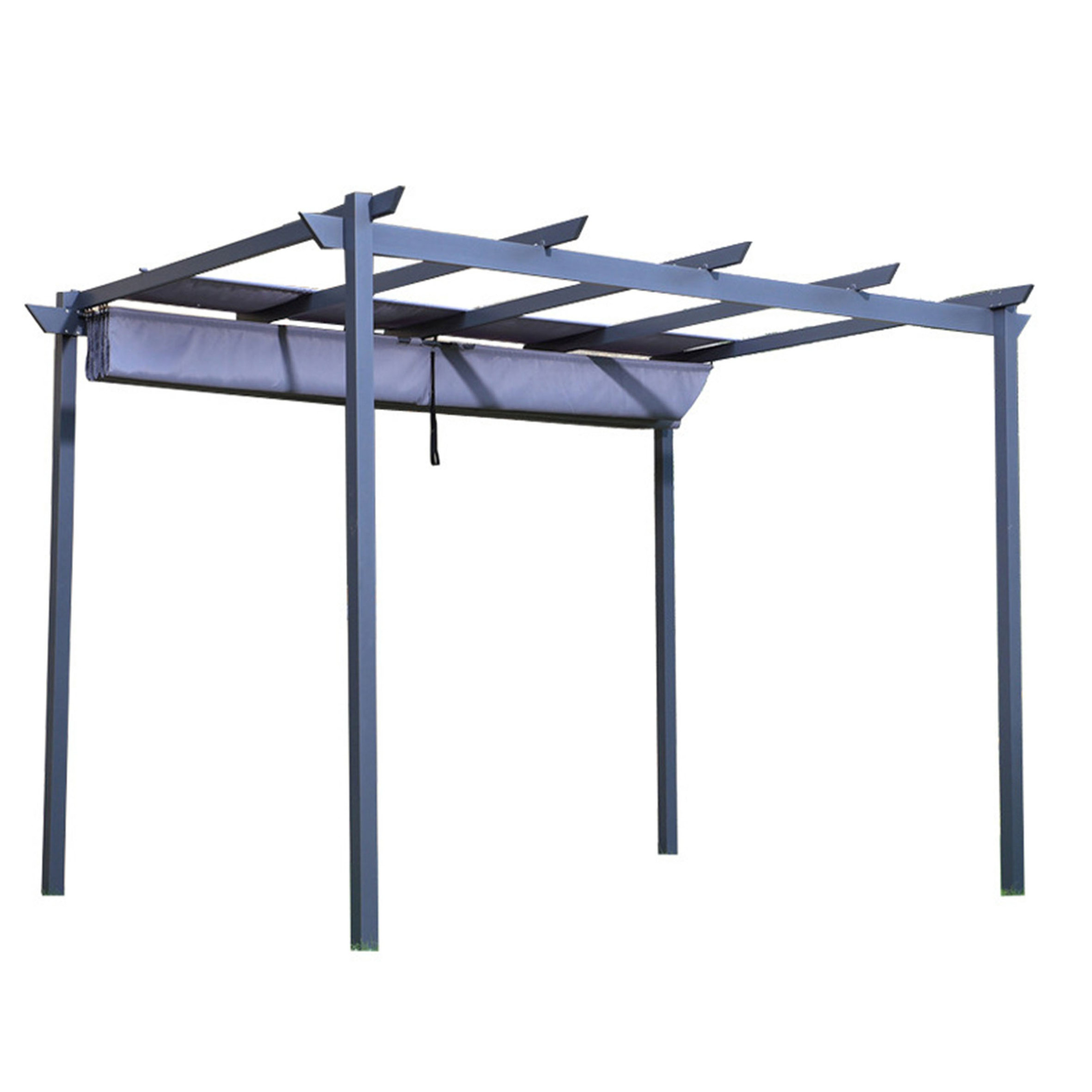 100Popular  Waterproof Pergola Leisure Garden Motorized,Louvered Roof Aluminium Gazebo Outdoor aluminum pergola parts/