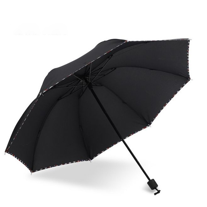 24 Inch 10 K Buy Bulk,Designer Customise 3 Fold Windproof Promotional Sombrilla Fold Umbrella Paraguas/