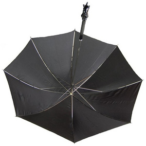 Fantastic umbrella fashion Creative black skeleton Skull head umbrella hat head