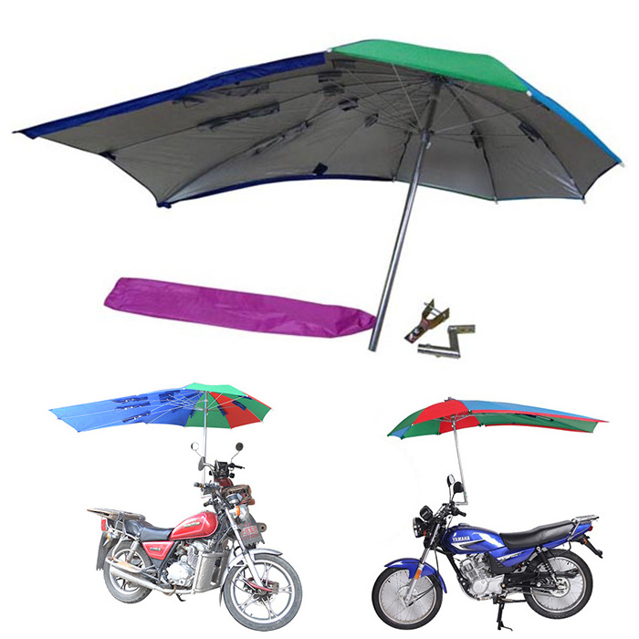 Guangzhou Selling Cheaper Wholesale Windproof and Waterproof bike roof coverbike canopy scooter  bike umbrella rain