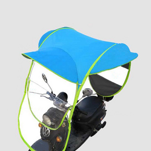 Wholesale high quality custom windproof windbreak electric car mobility scooter motorcycle umbrella