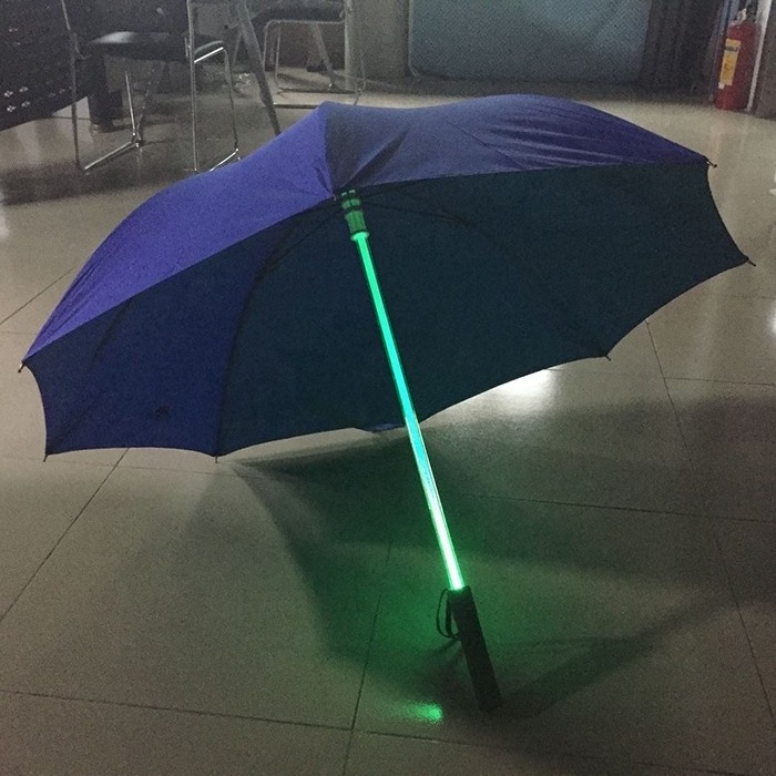 Fantastic New invention shine luminous light up flash lamp Lightsaber lighting umbrella  neon