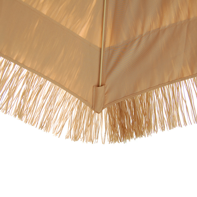 Fantastic chinese family garden tiki thatch artificial grass unique custom outdoor shade Hawaii straw thatch umbrella