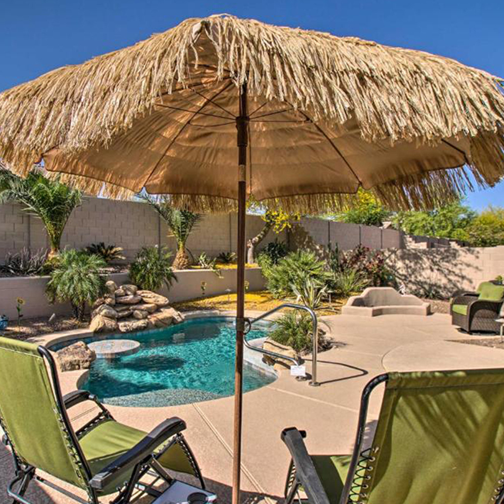 Hot Selling Thatch Cover Beach Umbrellas Thatch,Umbrellas Parasol Garden Sun Hanging Umbrellas Use For Resort And More/