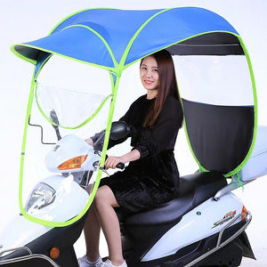 Wholesale best quality windproof rain proof canopy sunshade motorcycle electric car umbrella on sale