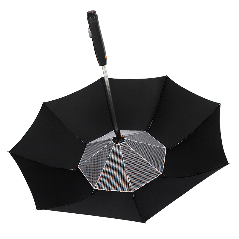 Summer Outdoor New Mist Fan Cooler Electric Umbrella with Battery