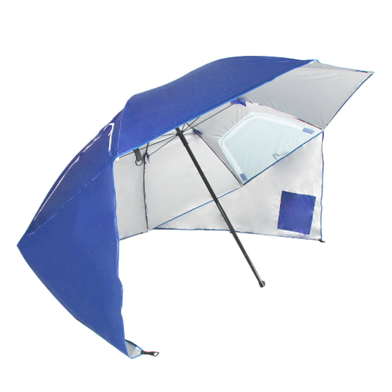 High Quality Big Large Outdoor Multi-functional Custom Windproof Rain Sunshade Beach Shape Carp Tent Fishing Umbrella