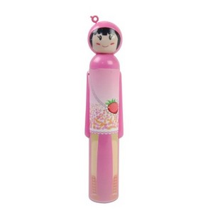 Plastic Portable Folding Cute Cartoon Bottle Metal Frame Sun Rain Mini Japanese Doll Umbrella