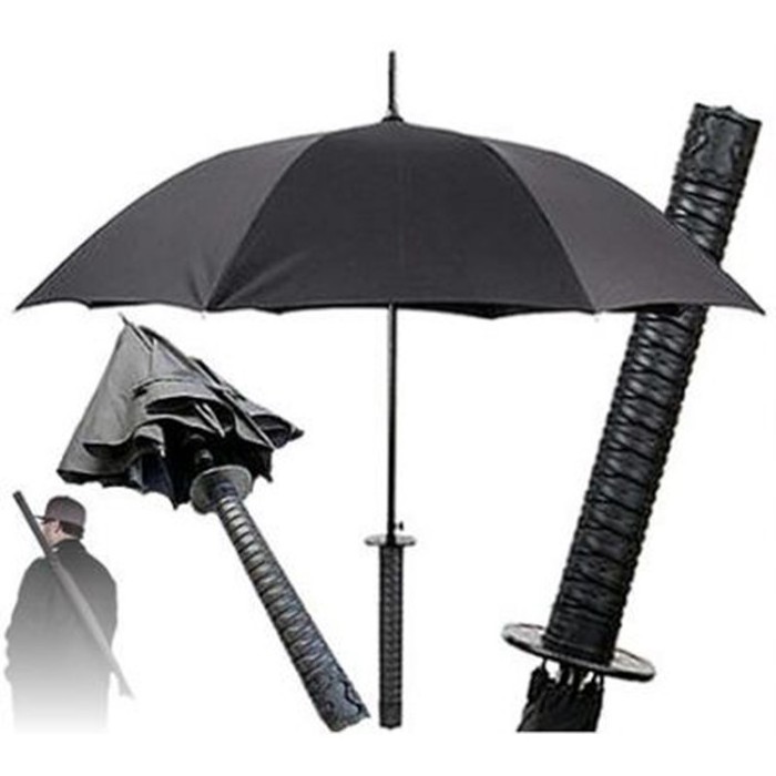 High Quality Custom Japanese Katana Samurai Sword Handle Shaped Umbrella With Katana Sword