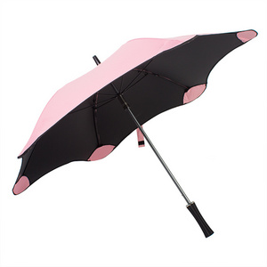 Cheaper Price Super Purchasing For Novel Design New Innovation Promotion Printing Sun Rain Blunt Metro Blunt Umbrella