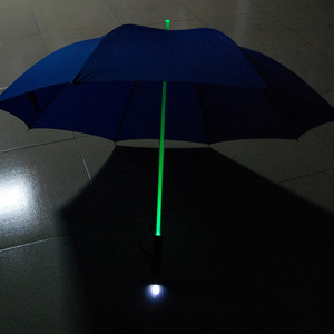 Custom Logo Teen Favorite Summer Hot Holiday Citizen Straight led shaft umbrella Lights Up Led Shaft Flashing Light Umbrella