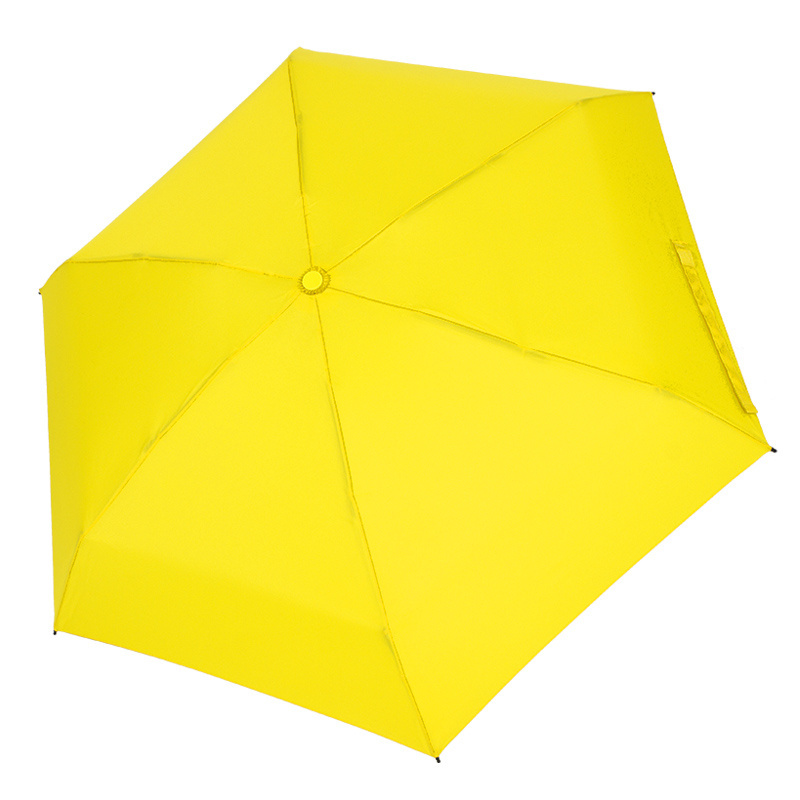 Cheap Women Mini Umbrella Funny Capsule Design 5 Folding Lady Girl Rain Sun Umbrellas For Gift