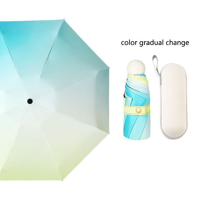 Small and exquisite 5 fold UV resistant beach umbrella mini umbrella wholesale