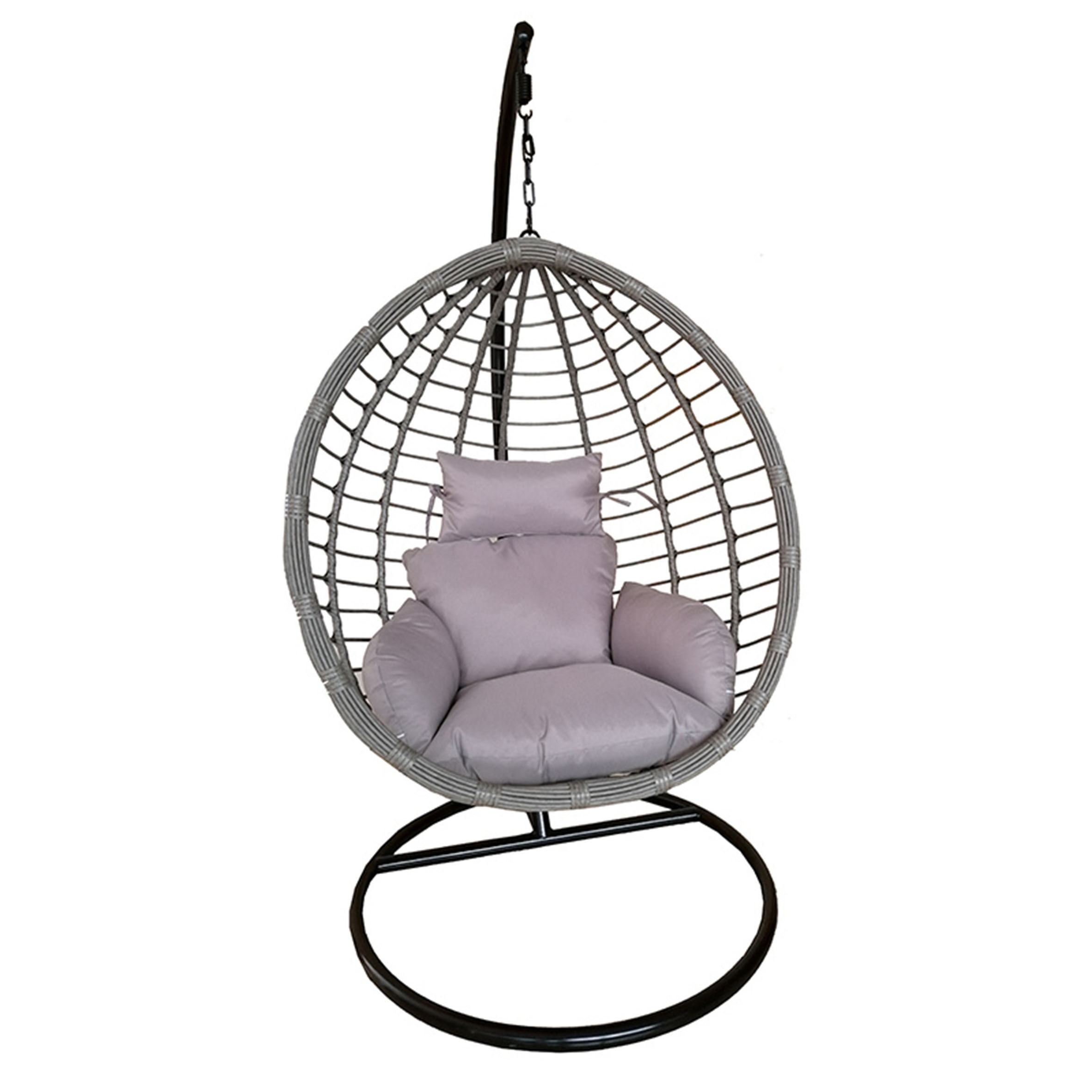 Foldable Hanging Basket Thick Pad Garden,Indoor Outdoor Balcony Rocking Chair Seat Cushion Double Swing Chair/