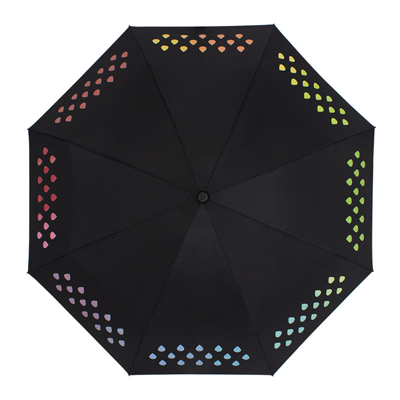 Customized Logo Manual Open umbrella small black umbrellas uv personal umbrella