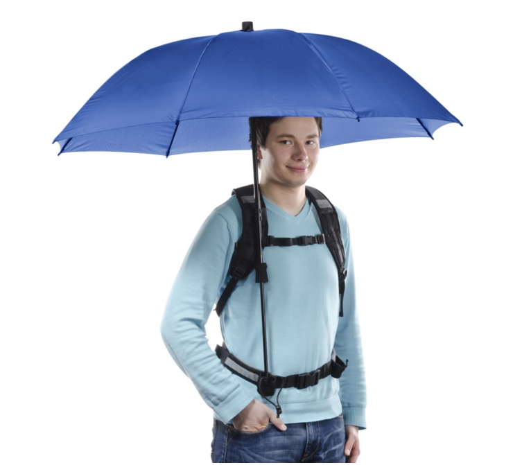 Fantastic umbrella The New fiber Men Ms Handsfree umbrella