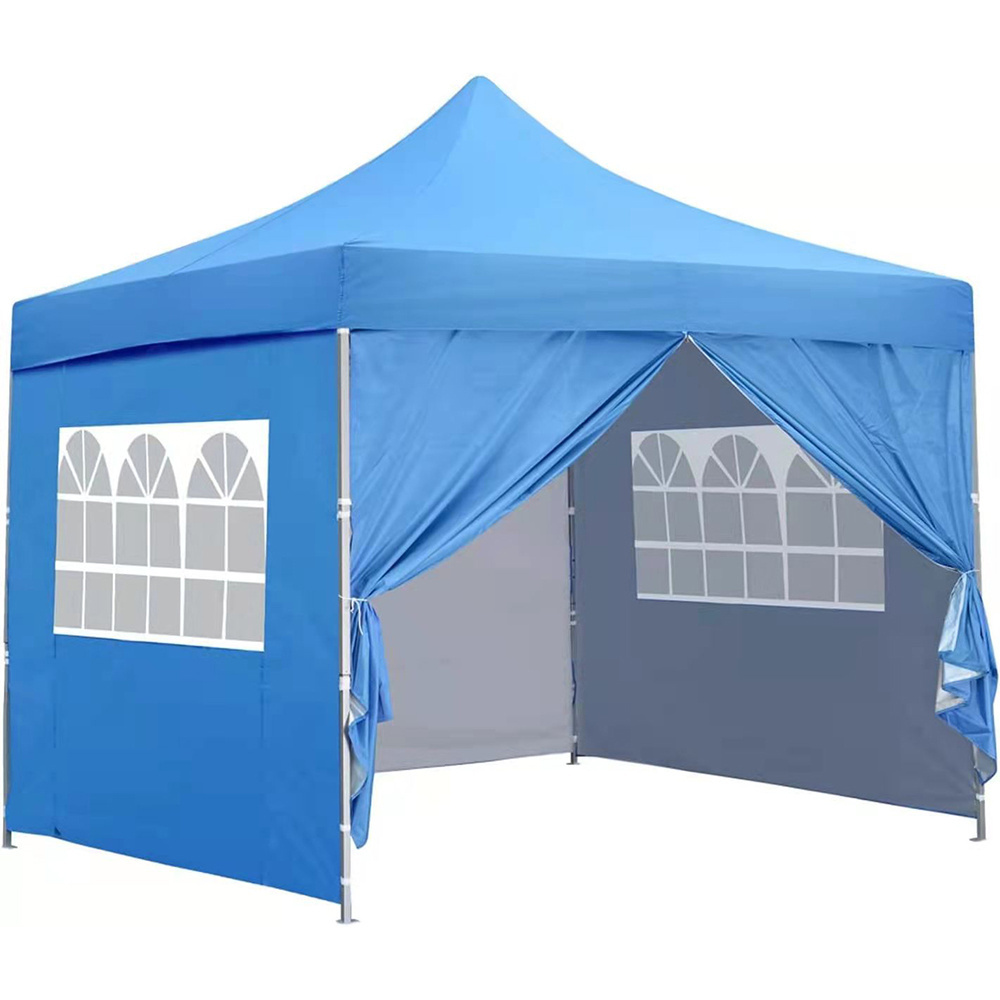 Portable 10x10 Pop Up Canopy with Sidewalls,Enclosed Instant Tents Waterproof Design and Beach Sun Shelter/