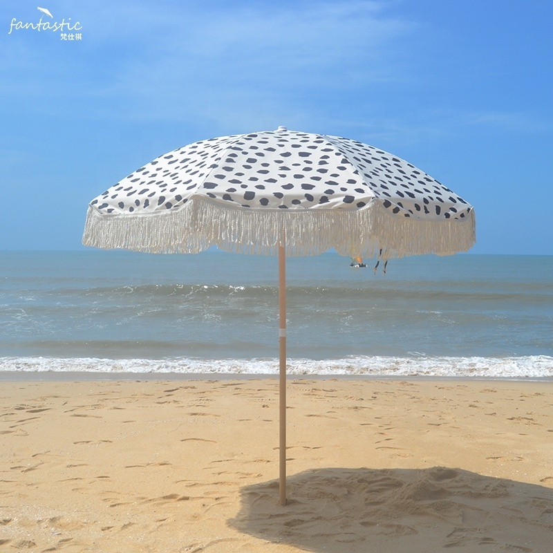 Fantastic Wholesale 1.8 M Patio Umbrella Parasol Aluminium Umbrella with tassel