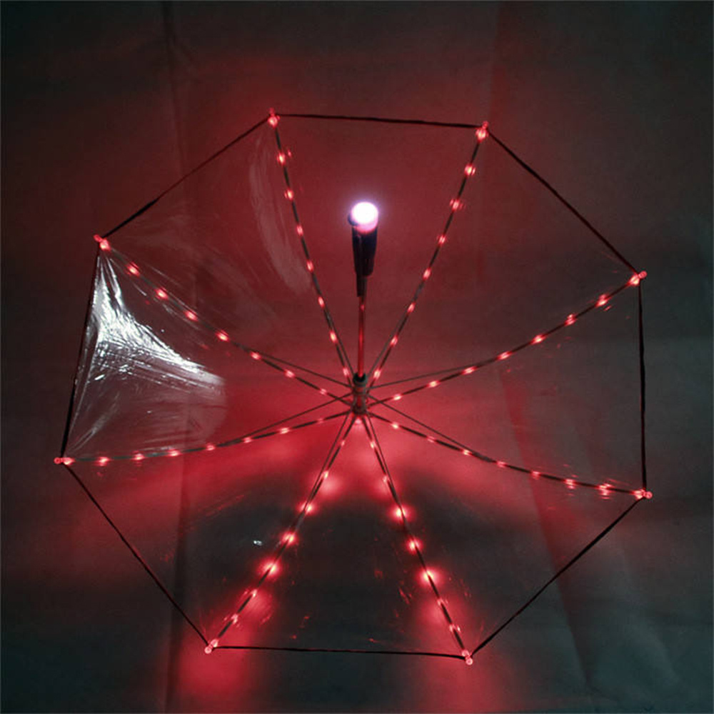 Wholesale creative LED childrens Umbrellas,automatic open fiber Umbrellas with flashlight function/